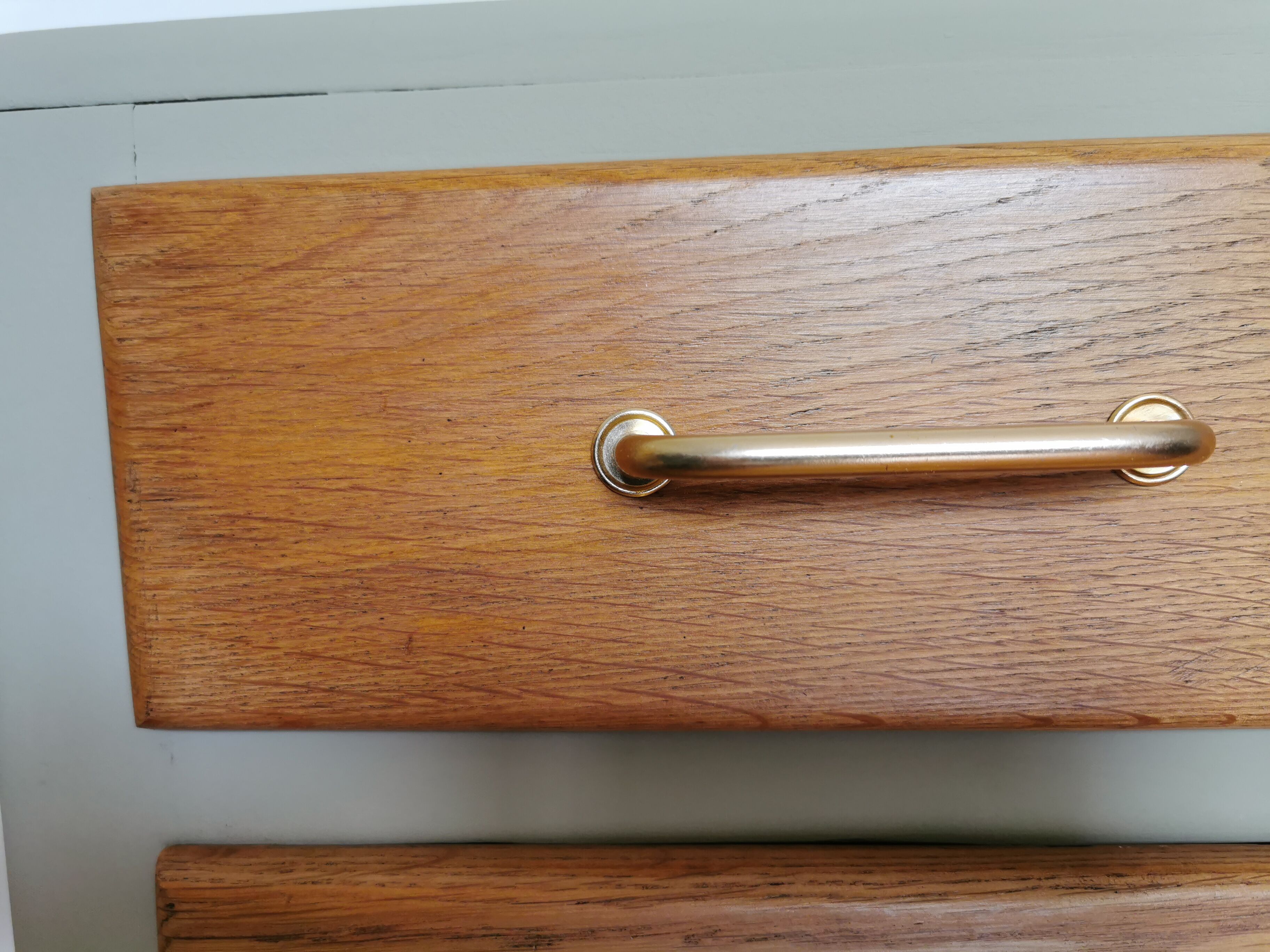 Vintage dresser revamped compass feet
