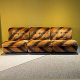 Mid Century Modular Sofa, Italy, 1970's(3pcs)