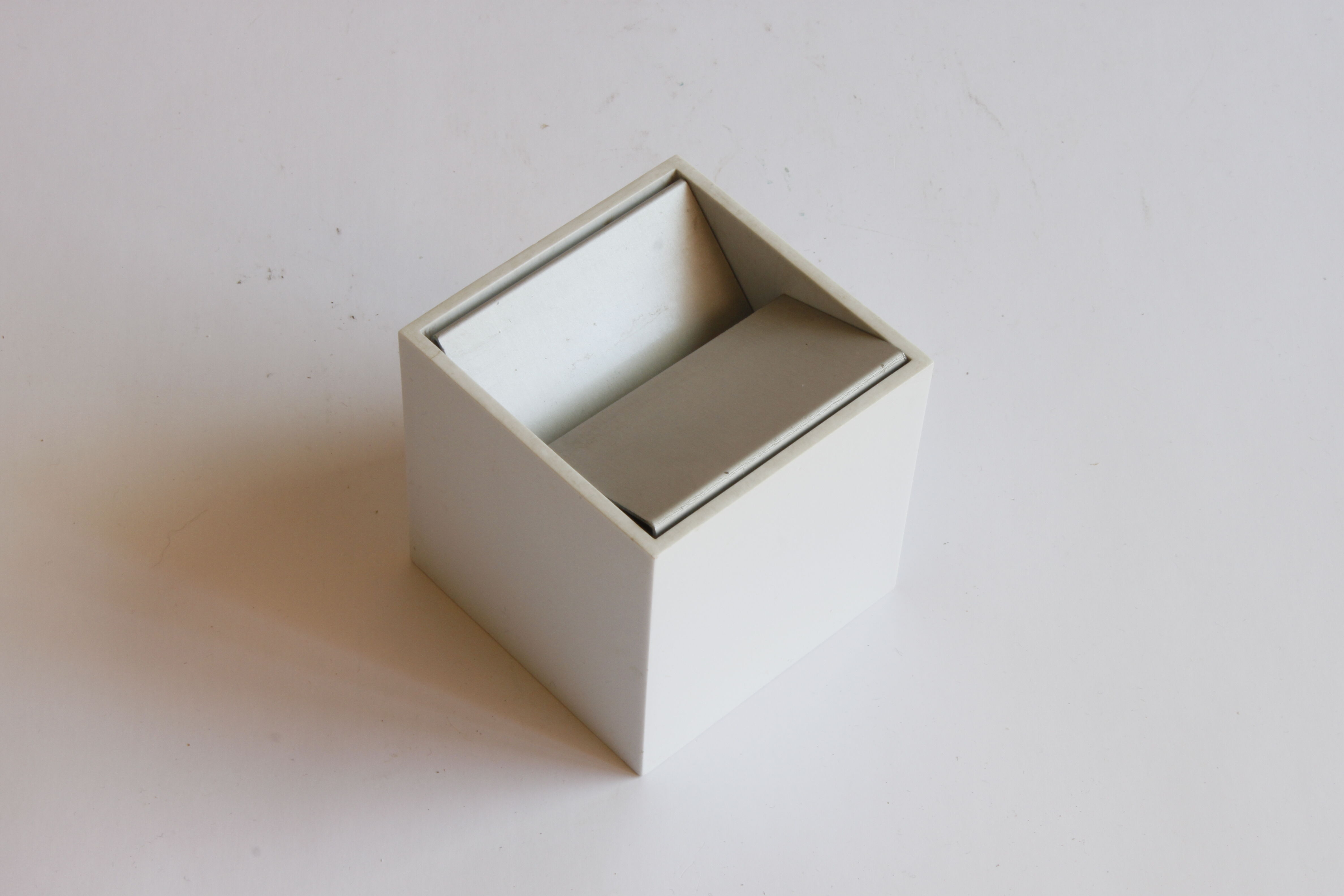 Bruno Munari Cubo L ashtray for Danese, 1957