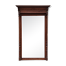 Henry II style bevelled oak mirror 95x154cm