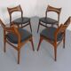Teak Model 310 Dining Chairs by Erik Buch for Chr. Christensen, Denmark, 1960s, Set of 4