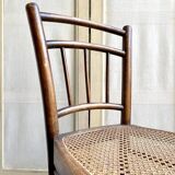 Wooden bistro chair and canning