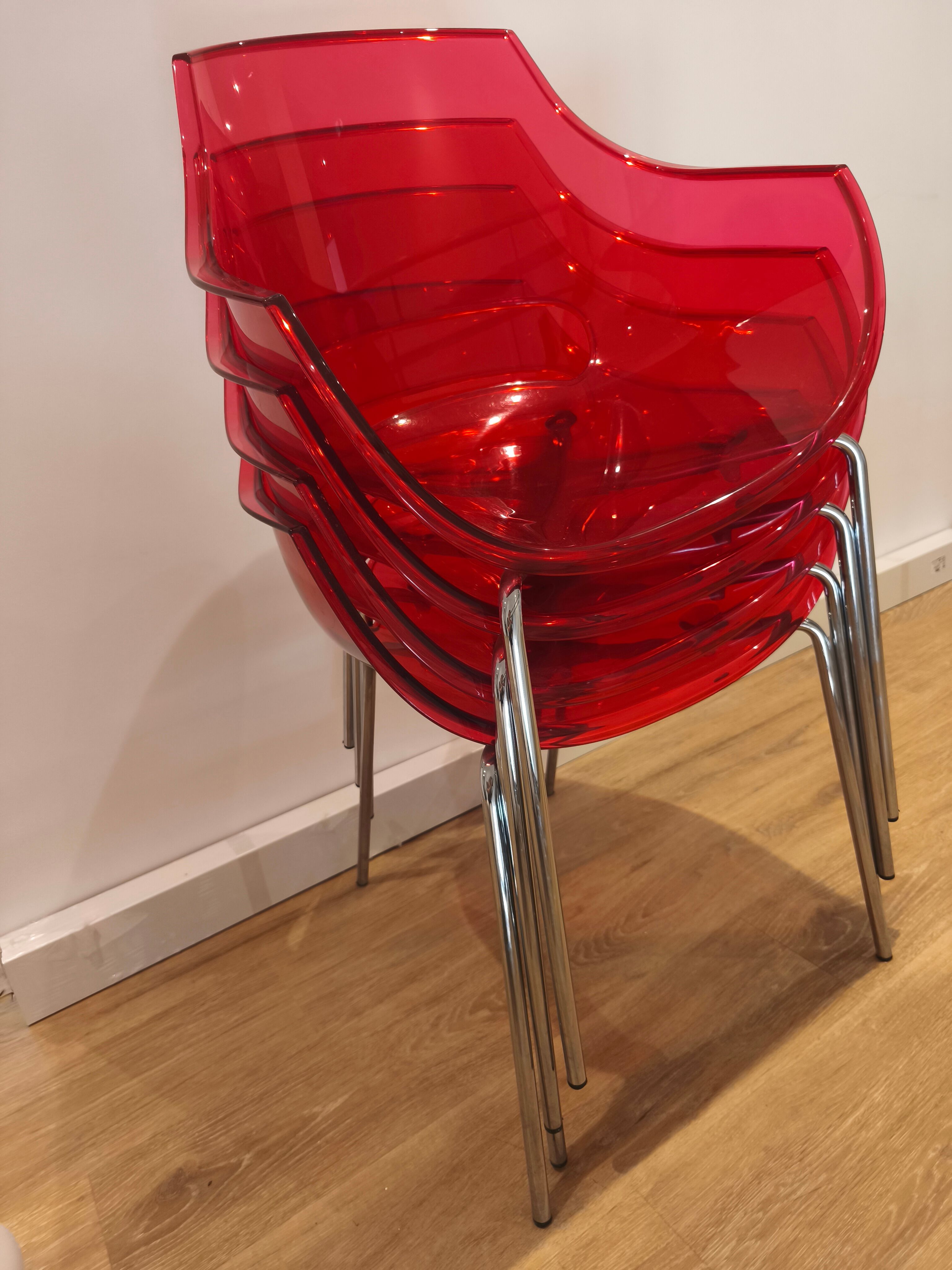 Papatya Opal Red Chair