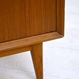 1960s teak cabinet with hinged doors