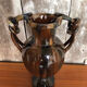 baluster vase jérôme massier de vallauris glazed terracotta