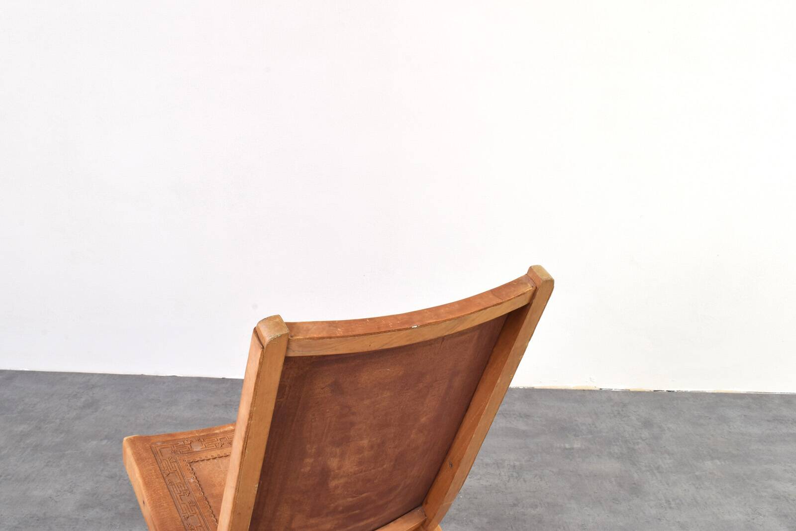 Folding Chair by Ángel Pazmiño for Muebles de Estilo, 1960s.