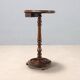 Petite table ancienne en hêtre teinté noyer, Italie, XXe siècle