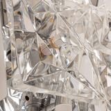 Pair of crystal wall lights by Kinkeldey, Germany, 1970s.