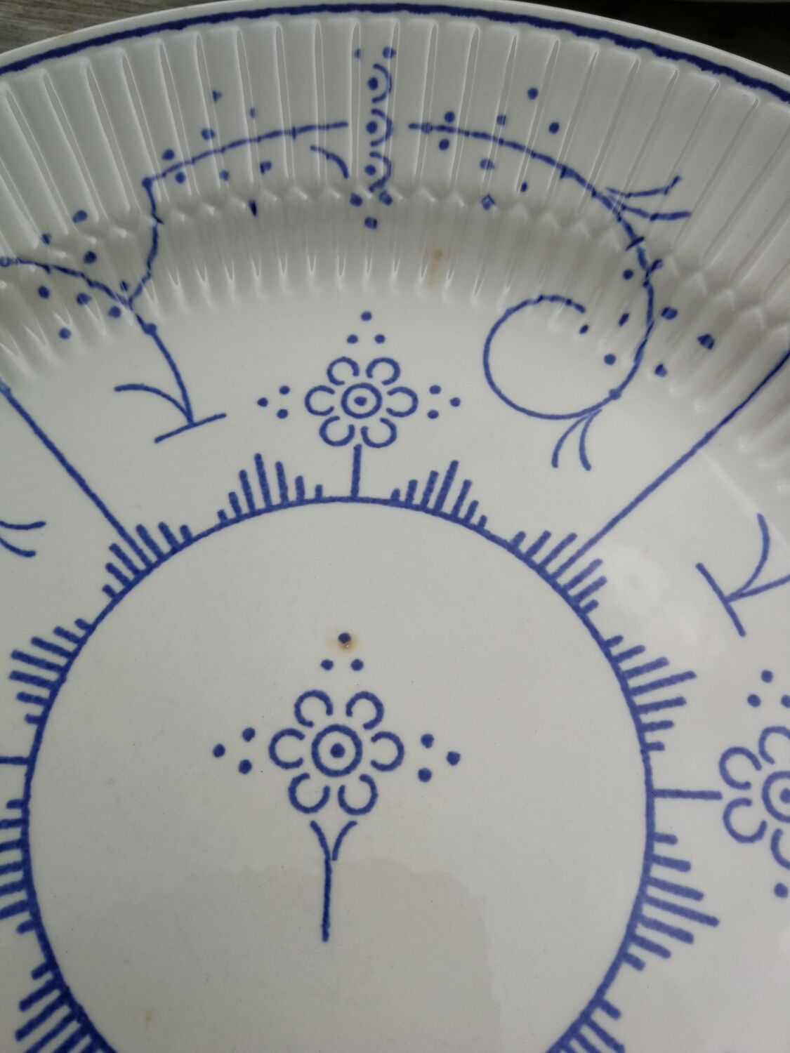 Set of 9 flat plates Copenhagen from Royal Boch