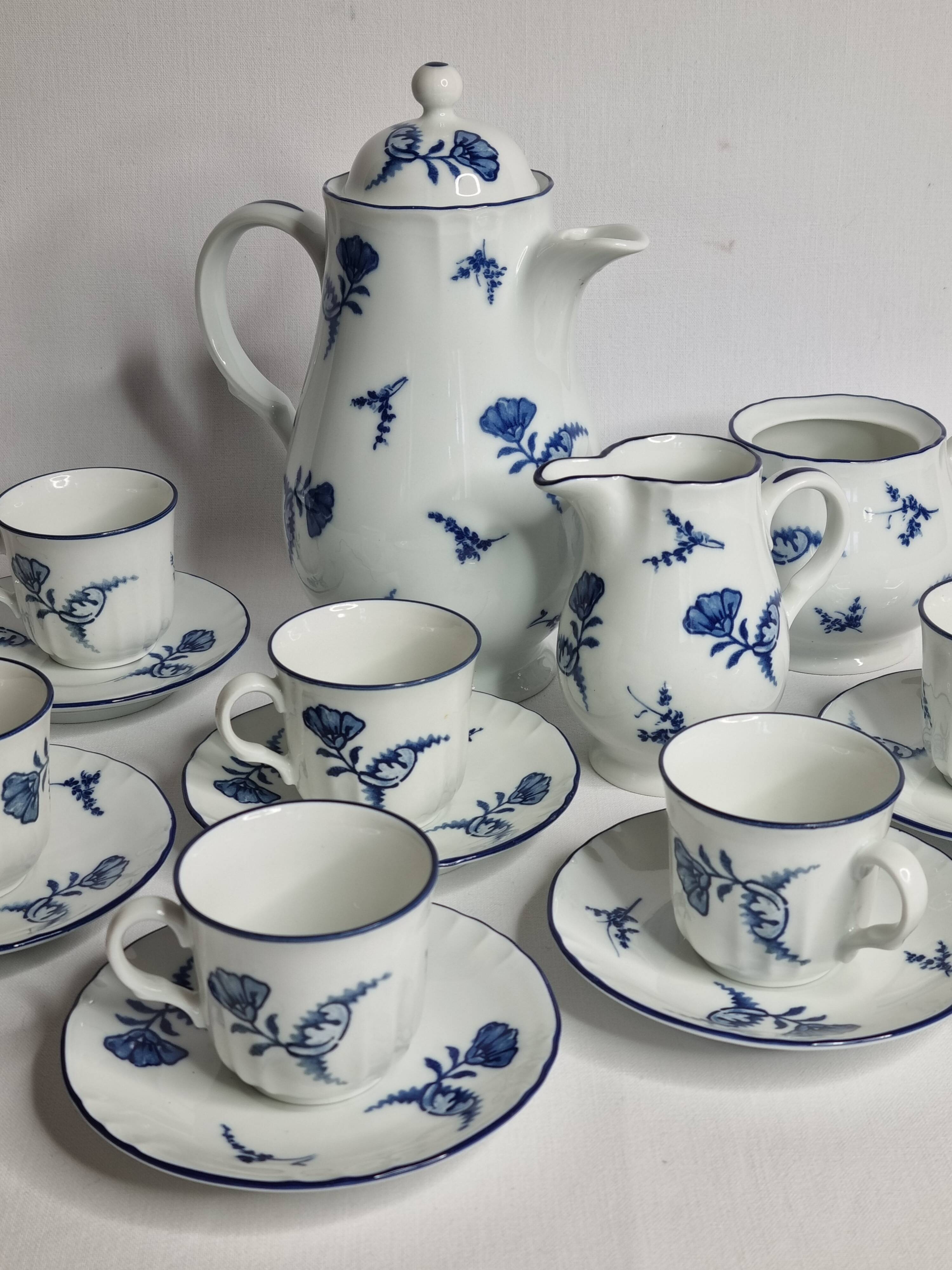 “Richard Ginori” porcelain coffee service, Italy