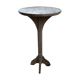 wooden pedestal or primitive winemaker's table