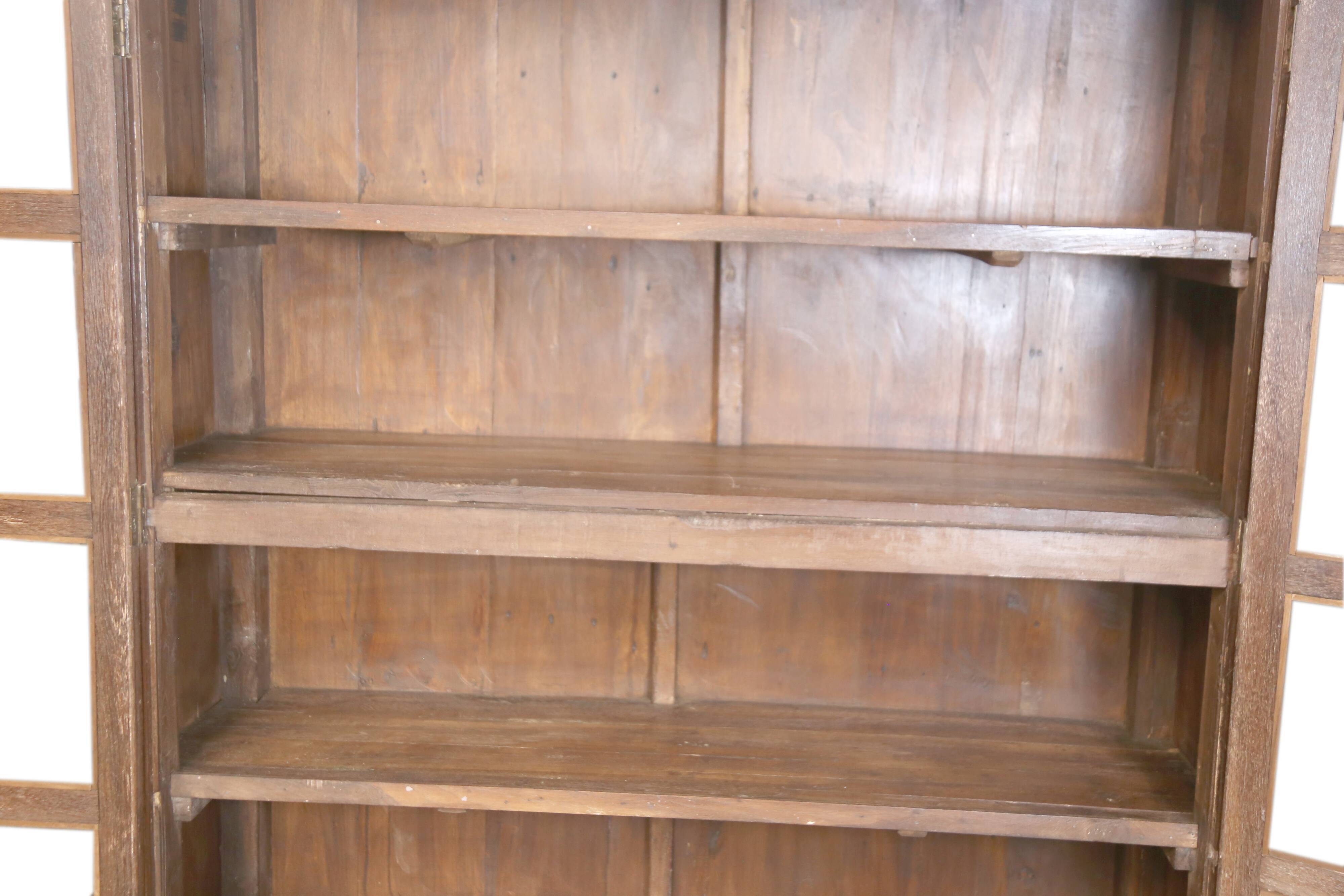 Glazed croat in ancient Burmese teak