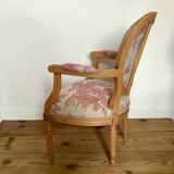 Louis XVI medallion armchair
