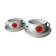 Thomas (Rosenthal) Eclipse Soup Bowl with Saucer Set of 2
