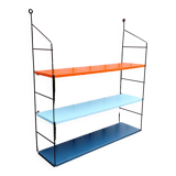 Vintage metal wall shelf, 60s