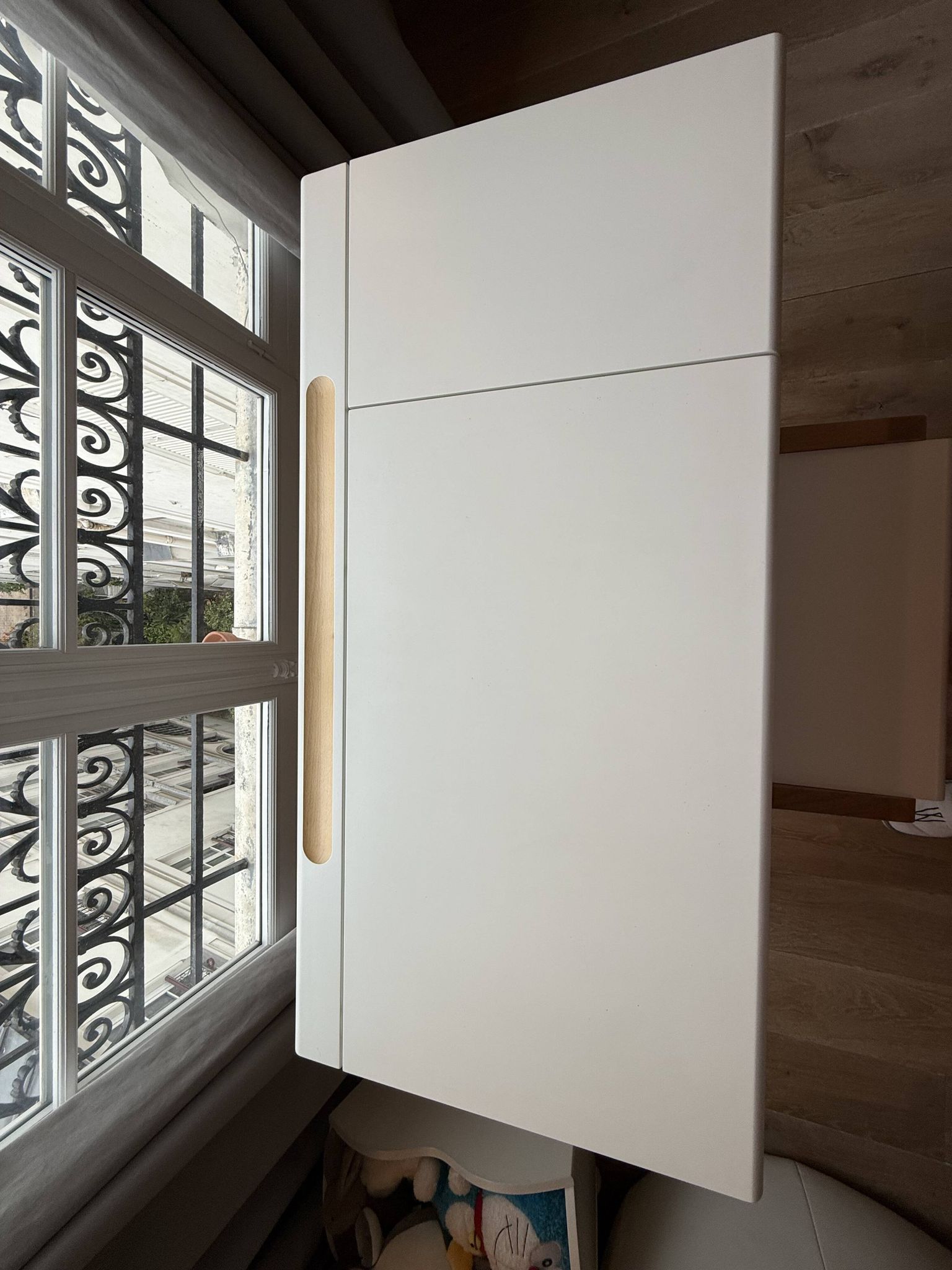 Bureau + tabouret blanc Œuf NYC