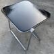 Black 'Platone' folding desk by Giancarlo Piretti for Anonima Castelli 1960's