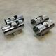 Pair of Oxar 70s wall lamps space age style