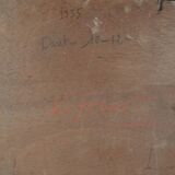 "The Souk," an Orientalist oil painting on panel, signed Émile Feher and dated 1935.