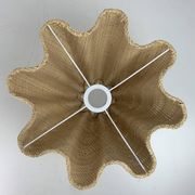 French wood turned table lamp in the style of Charles Dudouyt, 1950s