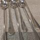 6 silver-plated metal soda spoons by Christofle silversmiths, Fidelio pattern