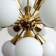 Czechoslovak sputnik chandelier by Kamenický Šenov, 1960s