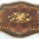 Plateau de service Italian Sorrento Novelty Inlaid Wood Works /vintage
