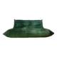 Togo 3-seater sofa in emerald green velvet