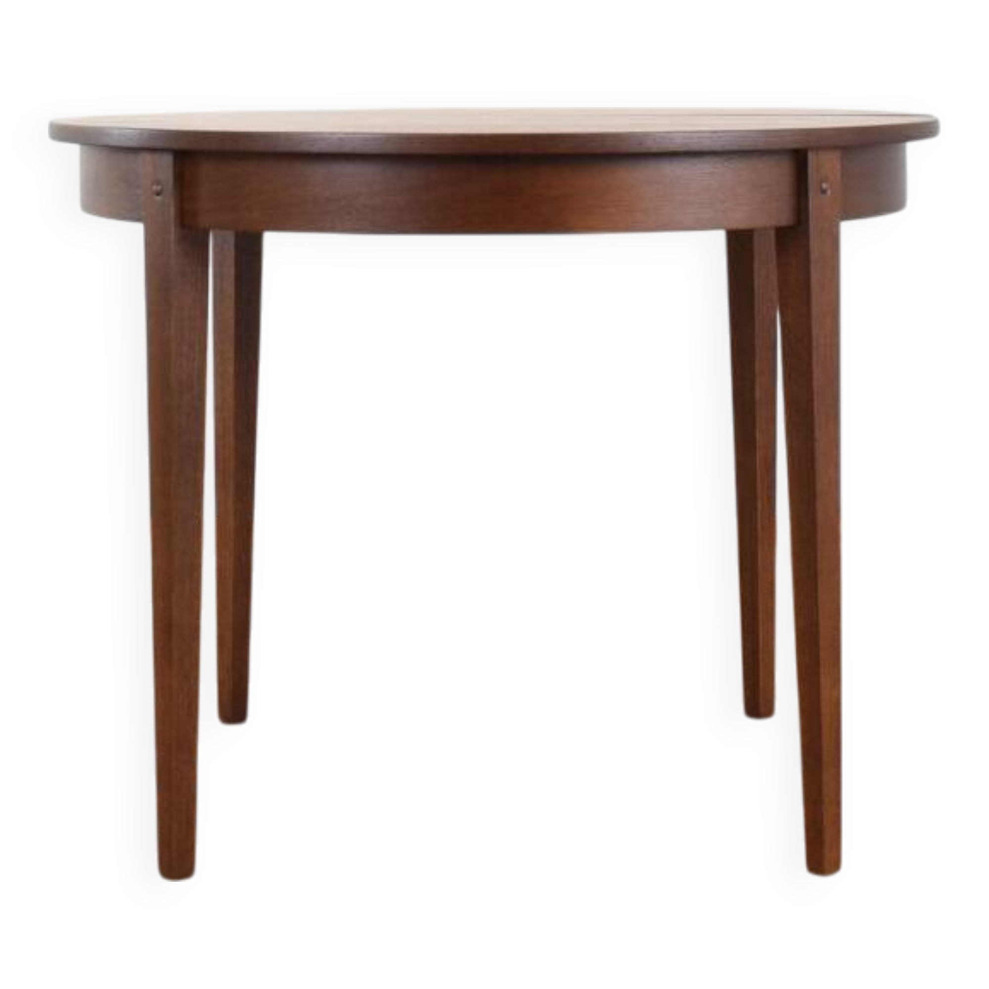 Table à manger extensible en chêne polonais du milieu du siècle, années 1960.