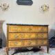 Commode en marqueterie d’époque transition xviii eme siècle