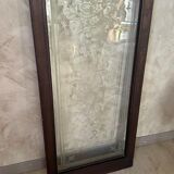 Etched glass door, 1890s