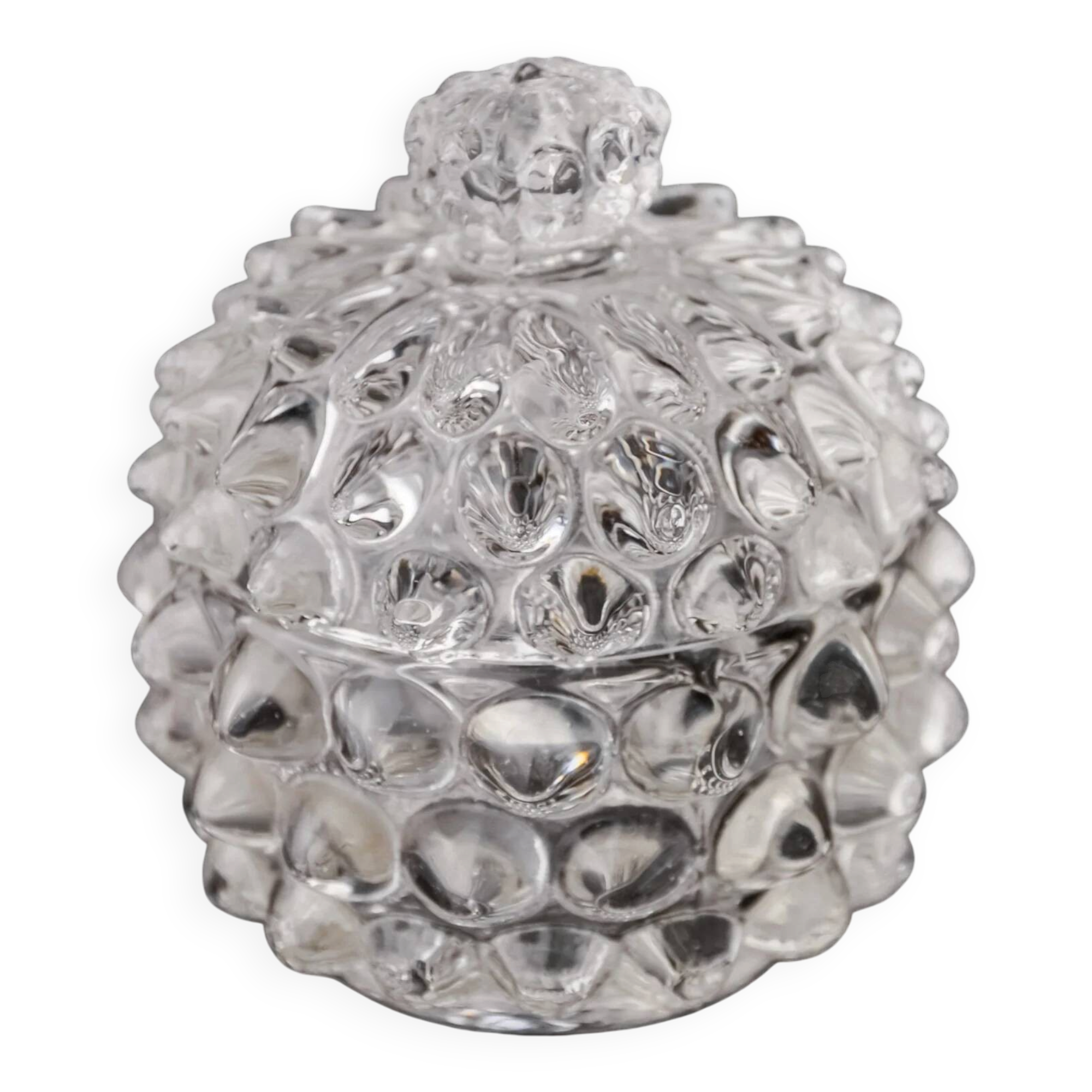 Barovier & Toso sweet box, Rostrato Murano glass, Italy, 1960s