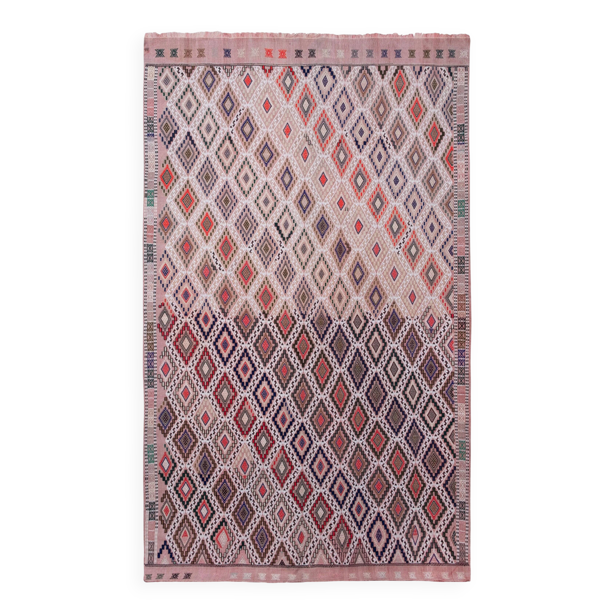 Vintage Turkish kilim, handwoven, 177x292 cm.