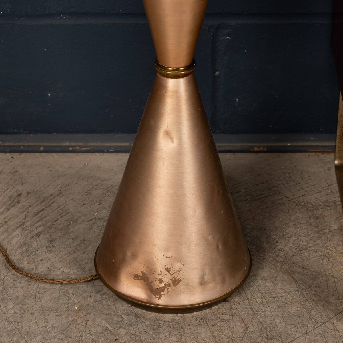 VINTAGE 20thC ITALIAN CALLA FLOOR LAMP BY ANGELO LELLI FOR ARREDOLUCE c1960