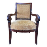 Fauteuil à crosses époque Empire