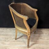 Coiffeuse et son fauteuil de style Louis XVI – XIXe siècle