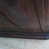 Louis XIV wardrobe in solid oak, 18th century
