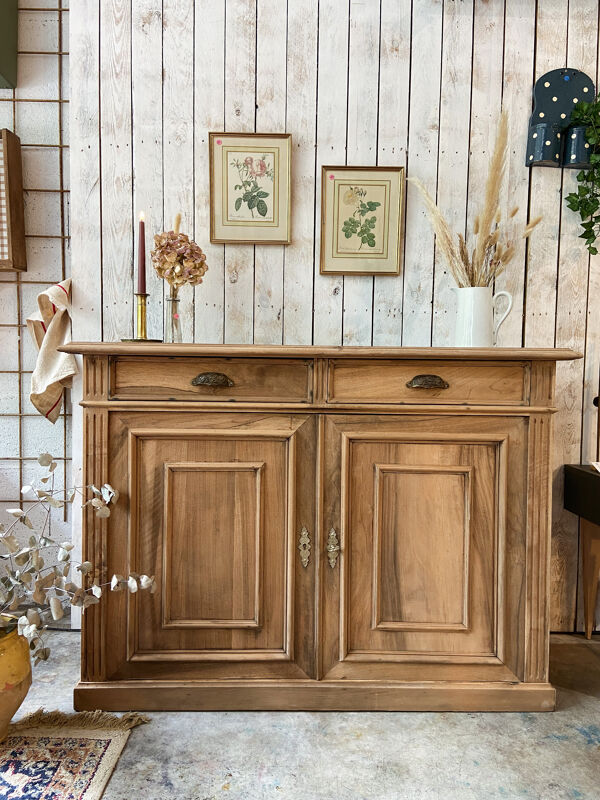 Buffet campagne bois renové
