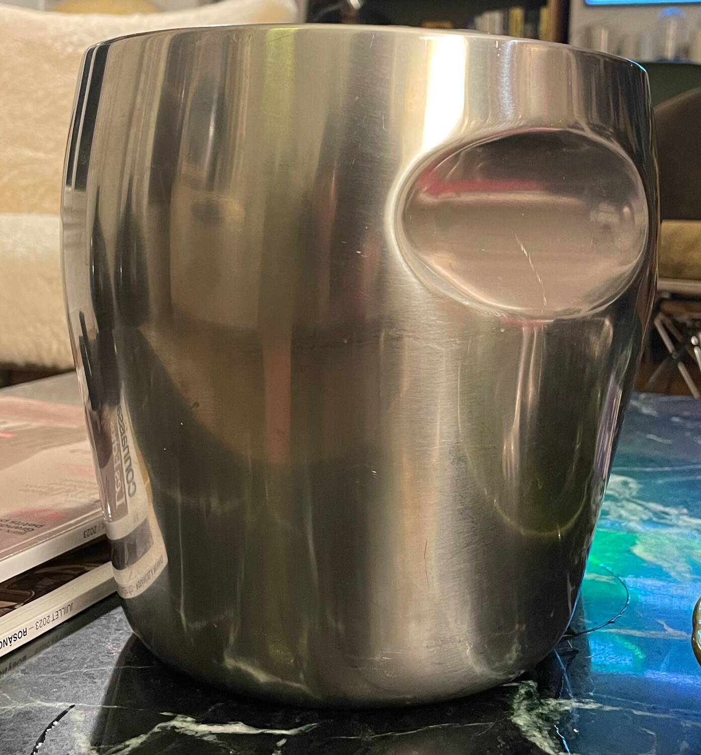 Buckets for cooling champagne and wine Alessi Alfra model 872 by Luigi Massoni and Carlo Mazerri