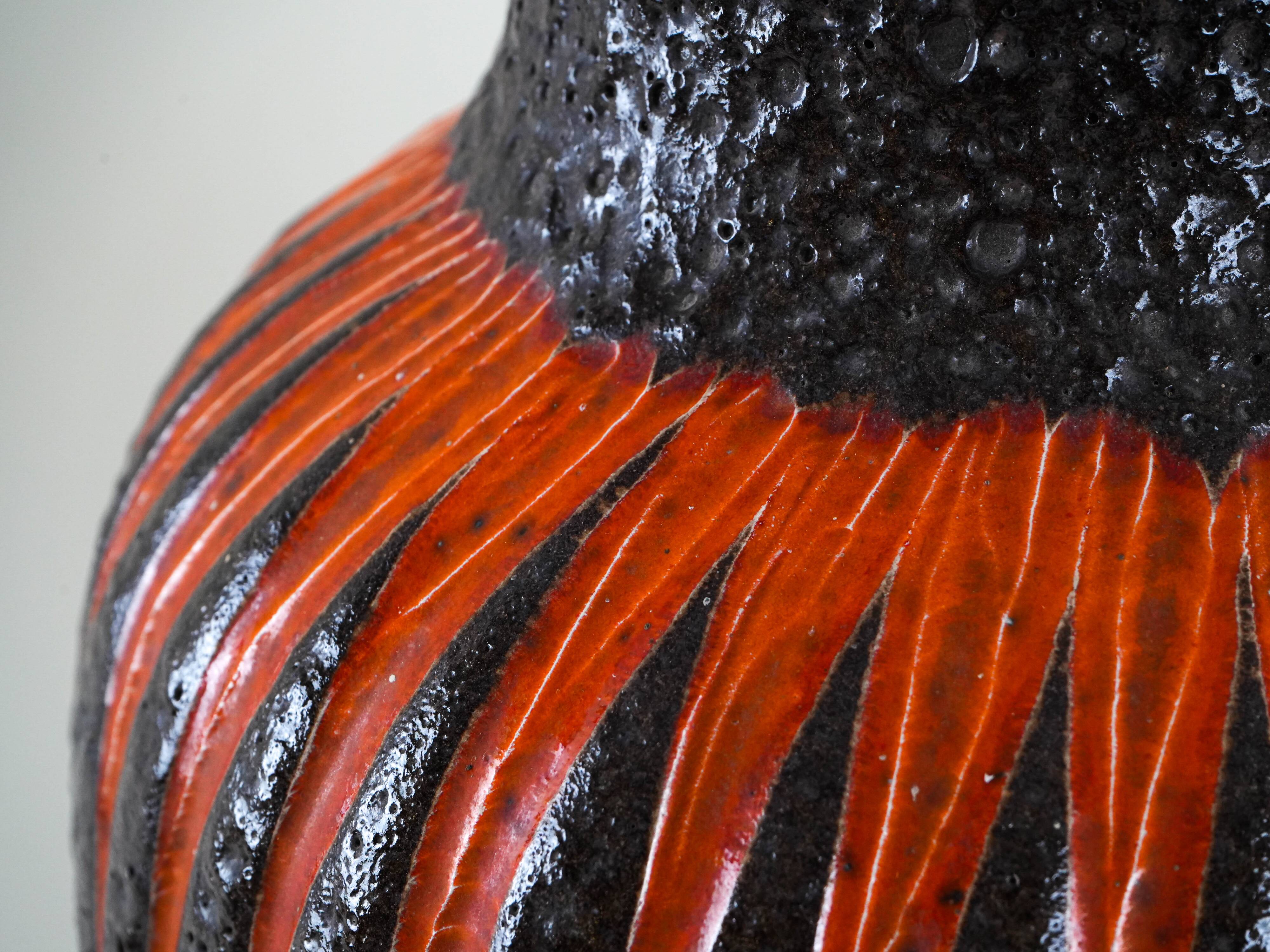 Ceramic vase, German design, 1960s, manufacturer: Scheurich Keramik