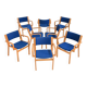 Set of eight chairs by Magnus Olesen, late 20th century