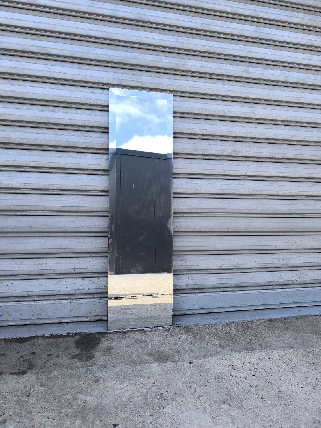 Bevelled Art Deco mirror