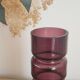 vase cylindrique en verre teinté design scandinave