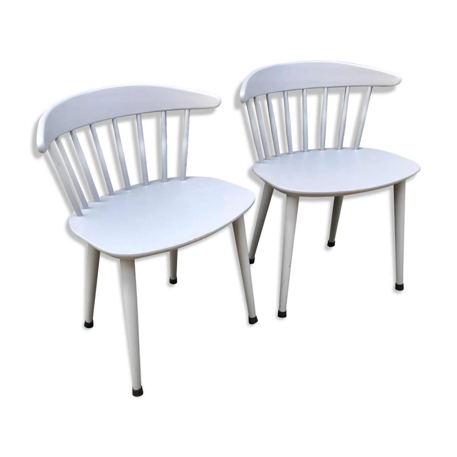 Paire de chaises scandinaves FDB Mobler 1971
