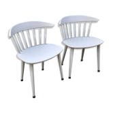 Pair of Scandinavian chairs FDB Mobler 1971