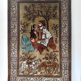 Handmade Persian Tabriz Silk Rug 92x61cm