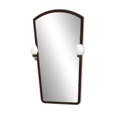 Miroir scandinave en teck "GT 7239" Glas & Trä, 105x55cm, Suède, 1950