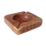 Vintage ashtray in olive wood