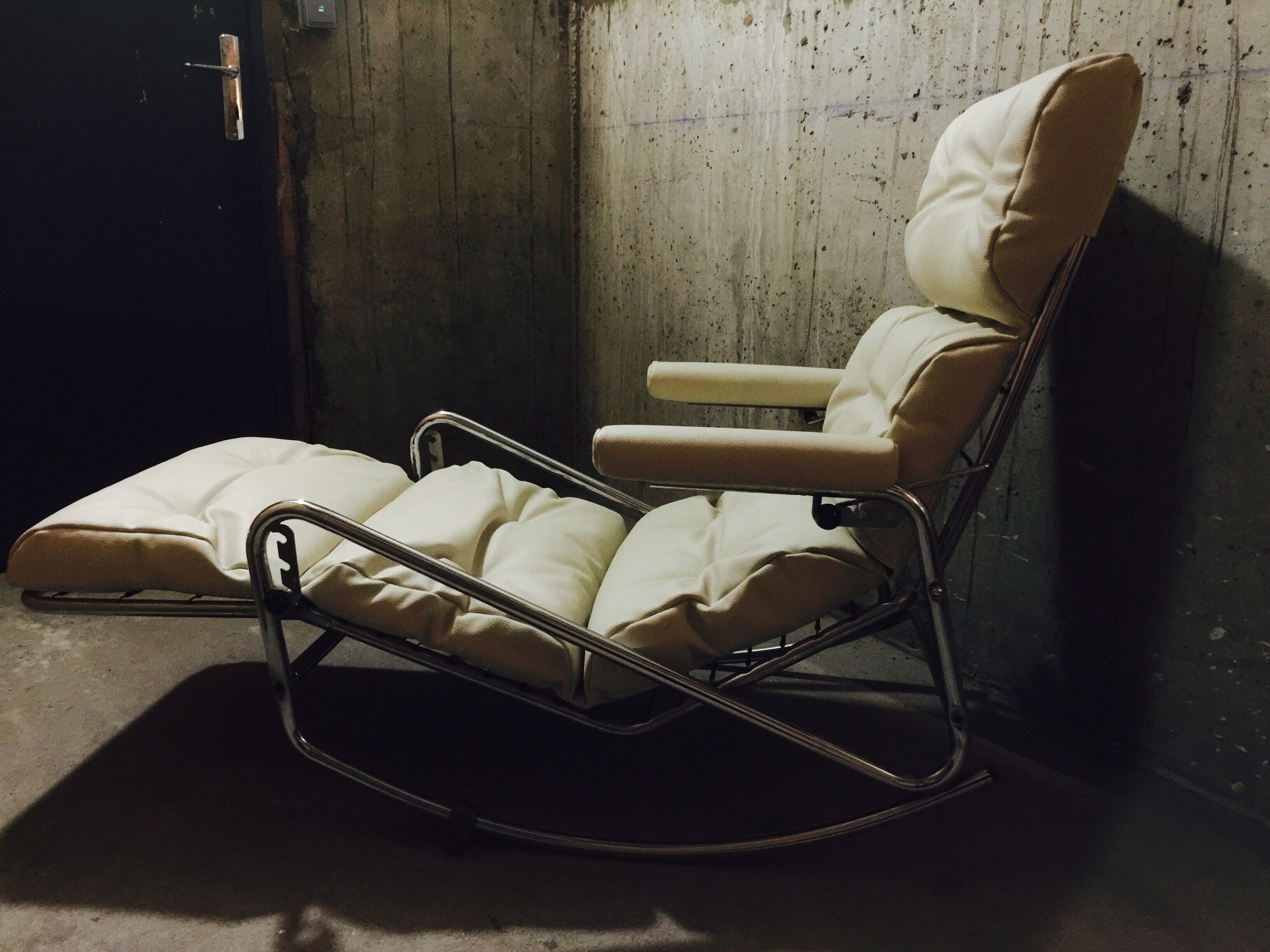 Chaise longue rocking-chair