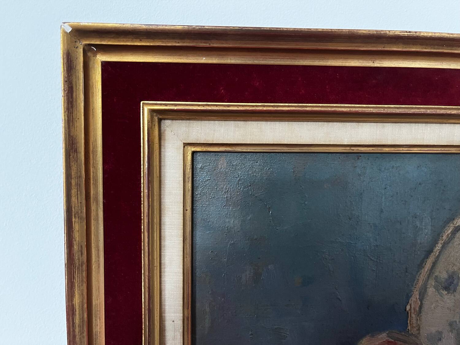 Oil on canvas - still life - signed Leonie de Bailleul